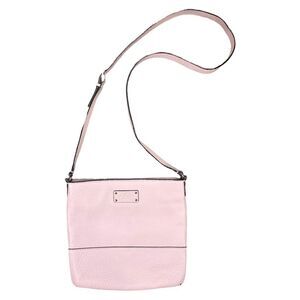 Kate Spade Bay Street Cora Genuine Pebbled Leather Crossbody Bag 10”x 10”x1.2”